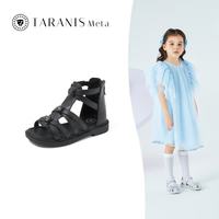 TARANIS/泰兰尼斯 meta女童凉鞋 黑色 25码(脚长15.0cm)