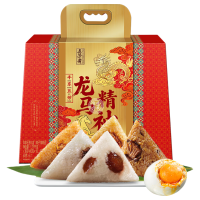 移动端、京东百亿补贴、今日必买：五芳斋 丰享五芳粽子礼盒 1760g 10粽6蛋