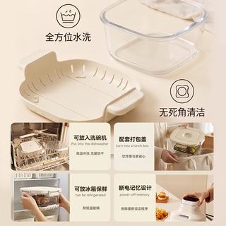 汉美驰 Hamilton Beach AF63102 双仓可视化空气炸锅 2L+4.5L