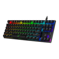 极度未知HYPERX Alloy Origins Core 87键 有线机械键盘 黑色 HyperX火轴 RGB