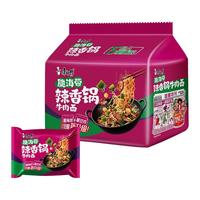 康师傅 方便面 经典脆海带辣香锅牛肉面122g*5包