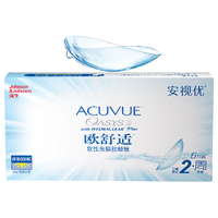 强生 欧舒适双周抛硅水凝胶隐形眼镜 6片装 -3.00D