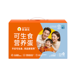 圣迪乐村 可生食鲜鸡蛋30枚L大码蛋礼盒装净重3.6斤