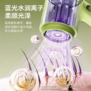名创优品 电吹风机 蓝光离子护发 便携式 1200W