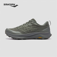 SAUCONY索康尼 PEREGRINE 游隼16 GTX 男女同款越野缓震跑鞋 绿色 42