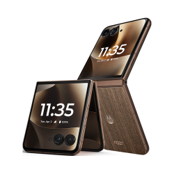 摩托罗拉 moto razr 70 Ultra 骁龙8至尊版 5G手机 檀棕椴木 16GB+512GB