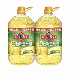 多力 非转基因食用油 臻选玉米油5.17L*2