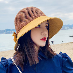 春季新款渔夫帽女防晒百搭