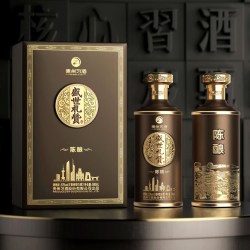 习酒 盛世礼赞陈酿53度 500ml*2瓶礼盒装