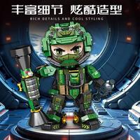 TOPTOYSGO 创玩世代 8807 机动部队机甲 508颗粒 拼插积木
