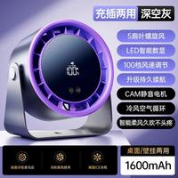 塔菲克 变频循环风扇 USB充电 数显 壁挂式