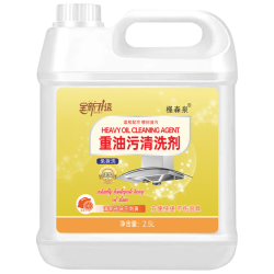 槿森泉 厨房重油污清洁剂 柠檬味 2.5L