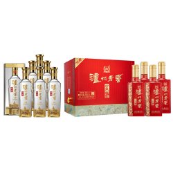 泸州老窖 特曲晶彩 52度 500ml*6瓶整箱+六年窖头曲 珍藏 52度500ml*4瓶礼盒