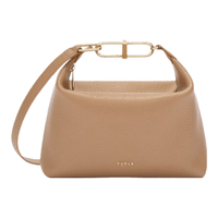 FURLA/芙拉 TEIA牛皮大号女士手提包 褐色