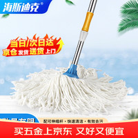 海斯迪克 吸水拖把配可伸缩杆 清洁吸污地拖墩布HK-755