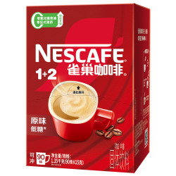 雀巢 咖啡1+2原味即溶咖啡饮品1350g*盒