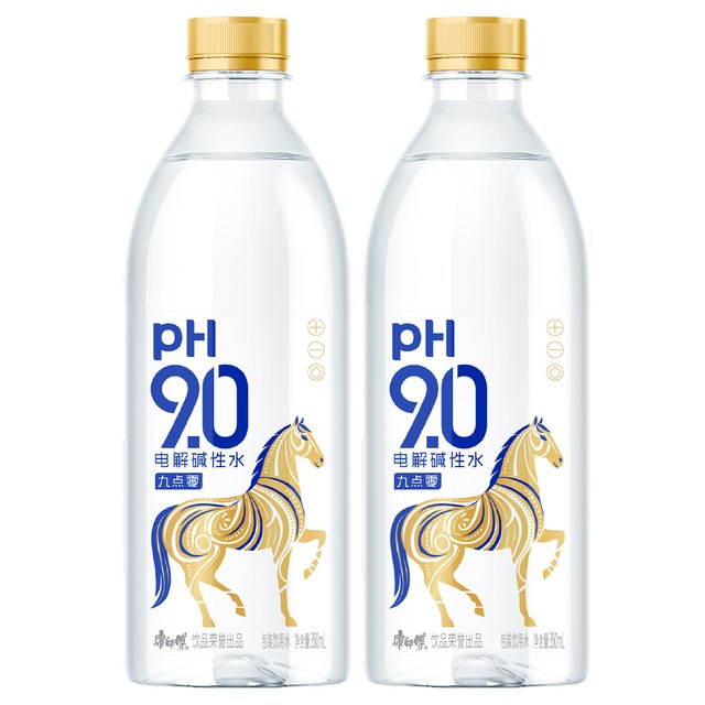 今日必买：康师傅 pH9.0电解碱性水 350ml*2瓶