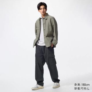 优衣库 男士工装九分裤 481572