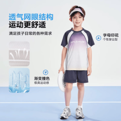 罗蒙 新款短袖T恤速干运动两件套