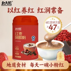 北大荒 红枣阿胶粉 436g 罐装