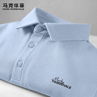 马克华菲 男士POLO衫 XL -天蓝#JMK反差字