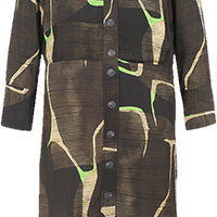 Massimo Dutti 女式开叉拼色衬衫裙
