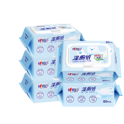 心相印 云熊系列 湿厕纸 80片*5包