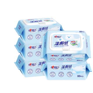 心相印 云熊系列 湿厕纸 80片*5包