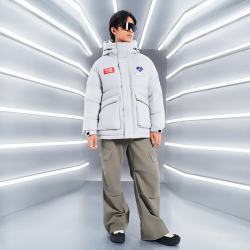 千仞岗 火箭联名 ！一手长180g充绒鹅绒服