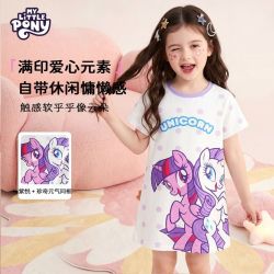小马宝莉 女童2026夏季新款女孩休闲家居服睡裙