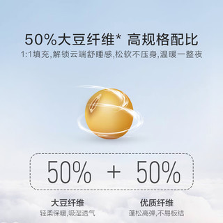 罗莱生活 A类大豆纤维抗菌夏被 150cm*215cm