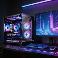 AMD 锐龙R5 5600/5700X RTX 5060 电竞台式电脑