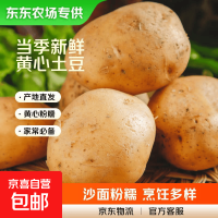 京喜加 东东农场 山东黄心黄皮土豆 2斤