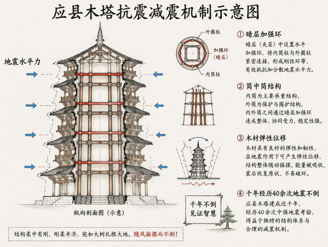 暗层减震结构原理