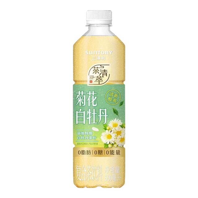 88VIP、今日必买：三得利 茶清萃菊花白牡丹无糖饮料 500ml*15瓶