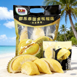 都乐 泰国金枕榴莲肉 净重700g*2袋