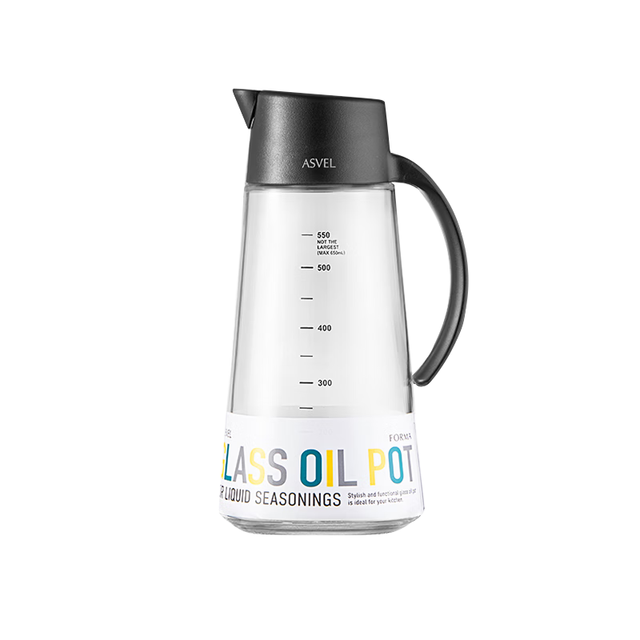 阿司倍鹭 不挂油自动开合玻璃油壶 650ml