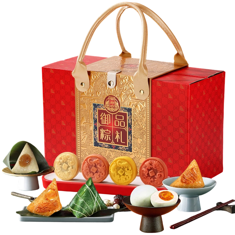 御厨坊 端午粽子礼盒 2600g（16粽+8鸭蛋+4五毒饼）