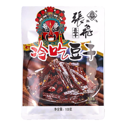 张飞 冷吃豆干 香辣味 100g 豆腐干