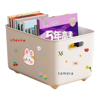 稻草熊 特大号收纳箱 *2个装(带轮滑贴纸)