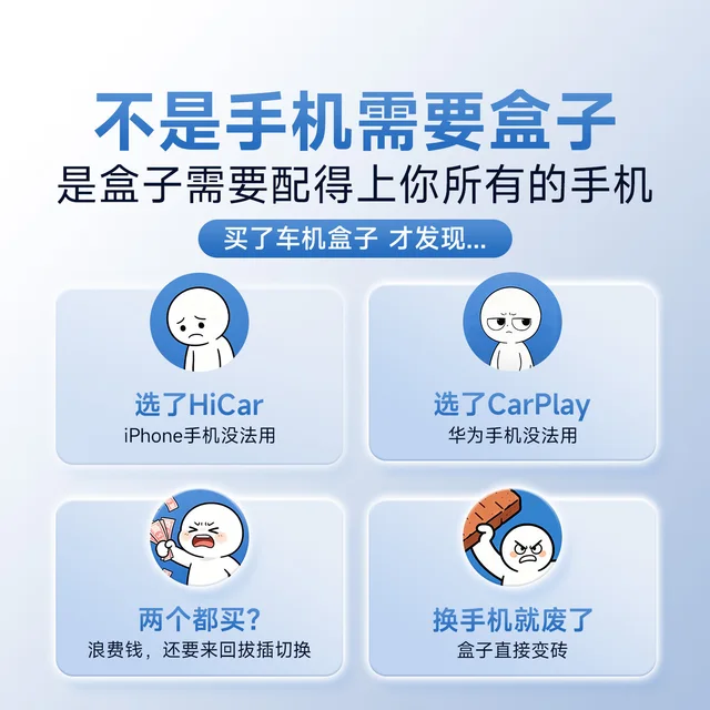 路先行 HiCar+CarPlay二合一无线盒子 奔驰奥迪车载互联设备