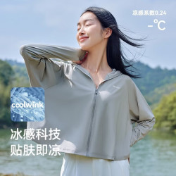 伯希和 PE212121202 防紫外线UPF50+ 冰丝防晒风衣 冰河灰 L