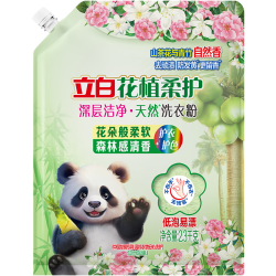 立白 花植柔护深层洁净天然洗衣粉 2.3kg
