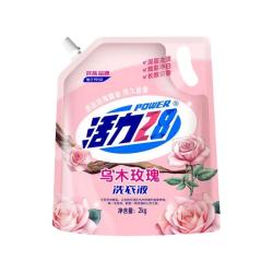 活力28 乌木玫瑰香氛洗衣液 9.2斤/2.6KG*1瓶+2KG*1袋 乌木玫瑰香