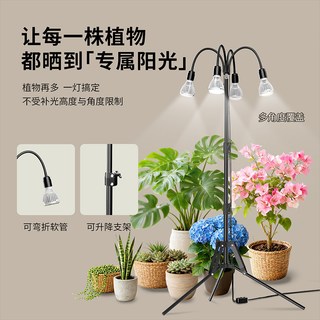 三思 植物补光灯 全光谱LED 多头落地支架