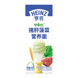 亨氏 婴幼儿猪肝菠菜味营养面 40g