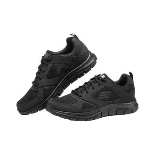 SKECHERS/斯凯奇 BBK 男士轻便减震网面运动鞋 全黑色