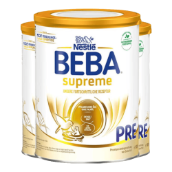 雀巢 德国雀巢beba至尊版贝巴婴儿奶粉6种HMO价保30天 pre段3罐装 800g*3罐