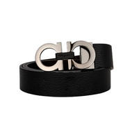 今日必买：Salvatore Ferragamo 男士牛皮板扣皮带 476361 115C 黑色