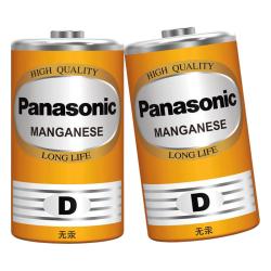 Panasonic 1号电池 大号D型碳性干电池 1.5V 4粒